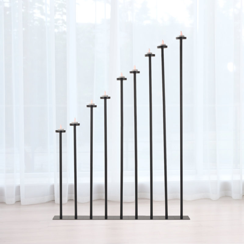 Ebern Designs 9pcs FreeStanding Floor Candle Holders Set Wayfair
